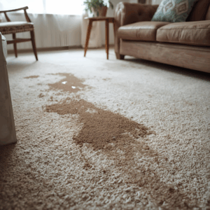 Dirt on a carpet